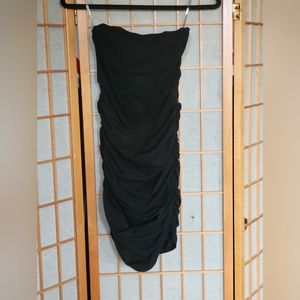 Strapless Black Mini-Dress Size Small